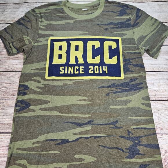 NEW Black Rifle Coffee Co T Shirt Camo BRCC Since 2014 Men Size Medium Thin Soft - Picture 1 of 4